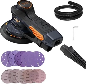 MAXXT 6" 10000RPM Electric Orbital Sander, 6-Speed 10PCS Sandpapers-Wood Polish - Picture 1 of 6