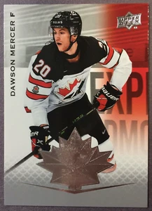 2021-22 Upper Deck Team Canada Juniors #87 Dawson Mercer New Jersey Devils - Picture 1 of 1