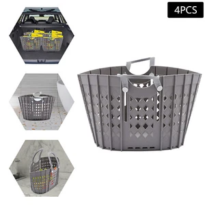 4pcs 40L Large Laundry Basket Waterproof Portable Laundry Hamper Collapsible PP - Picture 1 of 13