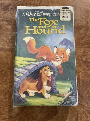 RARE WALT DISNEY'S SEALED THE FOX AND THE HOUND VHS BLACK DIAMOND CLASSICS - Image 1 of 4