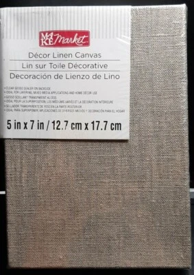 Lienzos sellados de yeso transparente de lino 5 x 7 x 2 decorar pintura al óleo nuevos, sellados 🆓️📦 Foto 1 de 2