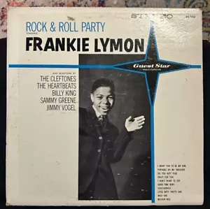 Frankie Lymon "Rock & Roll Party" Vinyl Record LP - Imagen 1 de 4