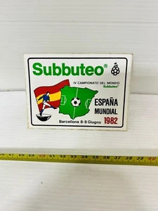 Subbuteo Adhesive Spain 1982 World Championship Original Small Version - Picture 1 of 2