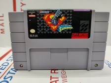 The Death and Return of Superman Super Nintendo SNES Authentic. Tested
