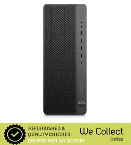 HP EliteDesk 800 G4 workstation PC i5-8600 8GB RAM 256GB NVME + 1TB HDD win 11 - Picture 1 of 15