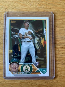 2023 Topps Update #US75 Ryan Noda Golden Mirror Image SSP Variation Oakland As - Bild 1 von 2