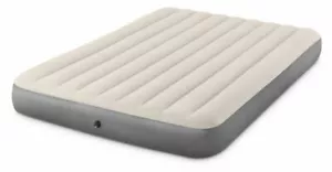 INTEX Gästebett Luftmatratze 203x152x25 cm Komfortabel bequem stabil Fiber-tech - Bild 1 von 4