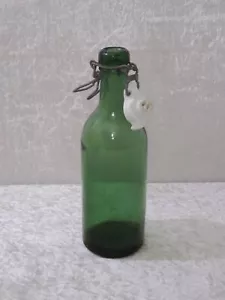 Mathiske & Gellert Neukölln Glas Bier Flasche Bügelverschluss Reklame - Vintage - Bild 1 von 3