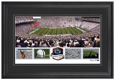 Beaver Stadium Penn State Nittany Lions Framed Panoramic Collage-L.E. 500 Cover