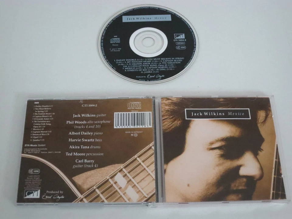 JACK WILKINS/MEXICO(CTI 1004-2) CD ALBUM - Bild 1 von 1