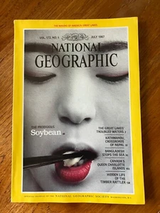 National Geographic Juli 1987 Nepal Sojabohne Großer See PreOwn Exc schnelle Handhabung - Bild 1 von 3