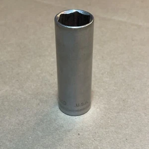 Easco USA 3/8" Drive Deep 5/8" Chrome 6 Point Made in the USA Socket 52 1220 - Picture 1 of 12