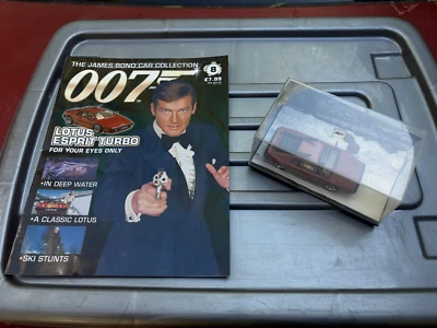 COCHE + CARGADOR JAMES BOND 007 LOTUS ESPRIT TURBO 1:43, EAGLEMOSS Foto 1 de 4