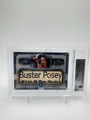 2019 Topps Museum Collection Buster Posey Jumbo Bat Barrel Nameplate 1/1 GU! 💎 - Image 1 of 2