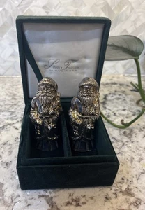 Silver Treasures Godinger Versilbert Santa Salz und Pfefferstreuer Weihnachten - Bild 1 von 17