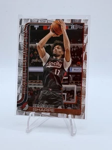 2025-26 Topps Basketball Shaedon Sharpe #127 Season Tip-Off Foil Portland - Bild 1 von 2