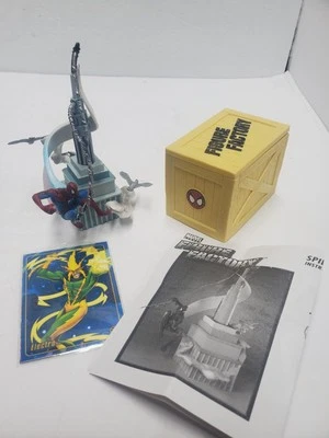 2006 Marvel Heroes Figure Factory SPIDERMAN on Tower ToyBiz W. Cards complete - Image 1 of 4