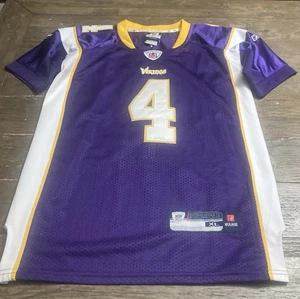 Maglia donna Brett Favre #4 Minnesota Vikings NFL Reebok taglia XL colore viola - Foto 1 di 3