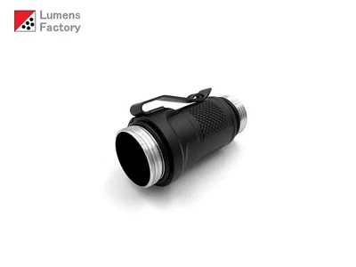 LUMENS FACTORY E1e Style 18350 Clipped Body. Surefire E Compatible. E1e E1L E1B. HA3 Black