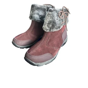 Explore24 Easyspirit Eselementa Dk Purple women 7.5 W Boots-NIB - Picture 1 of 6