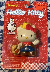 Vintage Hello Kitty Sanrio Spring Time Figure Cowboy Kitty Nakajima PARTNER 2001 - Picture 1 of 4