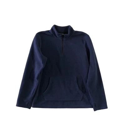 Old Navy Sweater Kids XL (14-16) Navy ¼ Zip Mock-Neck Kangaroo Pouch Sweatshirt - Image 1 of 4