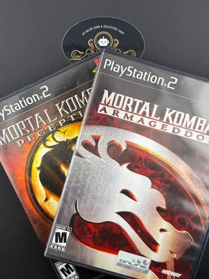 Mortal Kombat Armageddon/ Deception PS2 CIB  Two game lot - Image 1 of 4