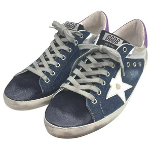 GOLDEN GOOSE GGDB SUPERSTAR Silver Denim Indigo Navy EU:44 US:11 Herren Sneaker - Bild 1 von 9
