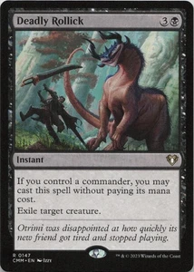Deadly Rolllick R Commander Masters 147 casi nuevo MTG - Imagen 1 de 1