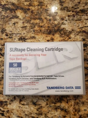 Cartucho de limpieza de cinta Tandberg Data SLR 5678-2 NUEVO sellado ¡Envío gratuito! Foto 1 de 4