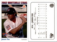Jason Fox 2002 Huntsville Stars #NNO Card *AutographDen*