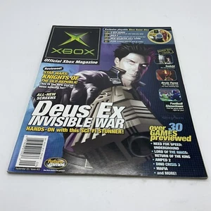 Official Xbox Magazine September 2003 Issue #22 Deus Ex Invisible War Star Wars - Picture 1 of 6