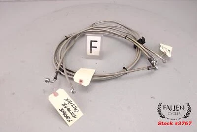 2014 Harley Street Glide Front Brake Hose Line Kit for ABS Models STEEL BRAIDED - Image 1 of 4