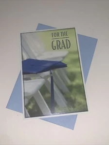 Hallmark Graduation Card: Blue Cap Best Wishes For Every Success Through Years - Picture 1 of 5