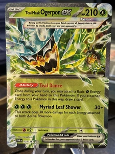 Pokemon Teal Mask Ogerpon EX 025/167 - Picture 1 of 2