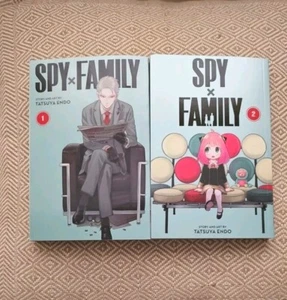 Spy X Family Manga Graphic Novel Volumes 1,2 (English) by Tatsuya Endo - Picture 1 of 4