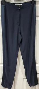 STELLA MCCARTNEY Navy Blau Formeller Abend Tapered Leg Hose Pants 42 UK12 - Bild 1 von 10