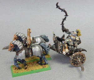 Warhammer Fantasía Metal Caos Khorne Caballero Campeón en Carro Antiguo WHF Oop - Imagen 1 de 4