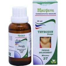 Homoeopathic Dr. Bhargava (30ml) Thyrodin Drops Thyroid Enlargement Minims 37