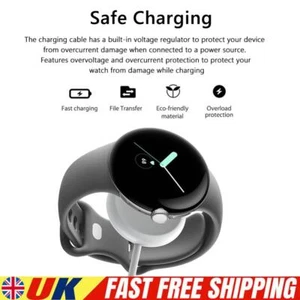 1m Type-C to USB Converter Wireless Charger Dock Cable for Google Pixel Watch - Zdjęcie 1 z 12