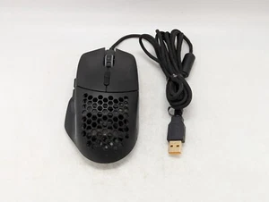Glorious Model I Wired gaming mouse USB 69g RGB PTFE feet 9 buttons black B - Afbeelding 1 van 14