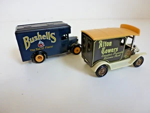 Set of 2 Days Gone by Lledo -  Vans – Alton Towers DG 6-8 & Bushells DG 16 - Picture 1 of 8