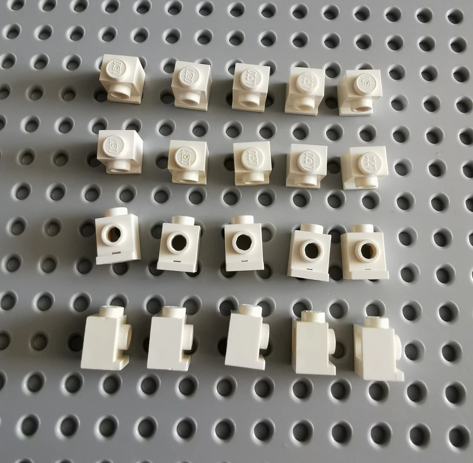 LEGO Konverter stein Brick Modified 1x1x1 weiß 20 stk white 4070 R3 - Bild 1 von 1