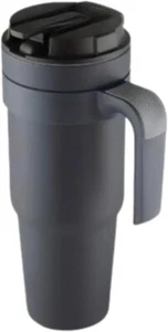 40 Insulated Stainless Steel Tumbler Mug Travel Coffee Mug with Vacuum & Handle - Picture 1 of 7