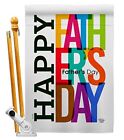 Father Special Day House Flag Set Family Dad Daddy Papa Grandpa Best Parent S...