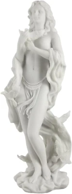 Aphrodite Greek Goddess of Love Marble Finish Statue - Image 1 of 4