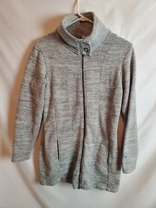 Kuhl Alska Long Fleece Jacket Sweater Gray Womens Size Medium - Picture 1 of 9