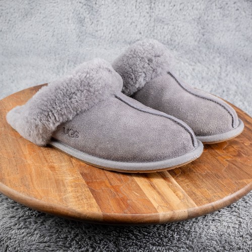 Ugg Scufette Ciabatte Donna Taglia 8 Grigio