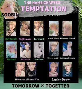 Tarjeta fotográfica TXT SOOBIN The Name Chapter: TENTACIÓN MAÑANA X JUNTOS PC - Imagen 1 de 55