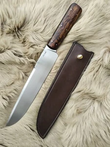 Bowie Knife ELMAX Custom Artigianale Lovaglio Coltello Messer Couteau Navaja - Foto 1 di 8